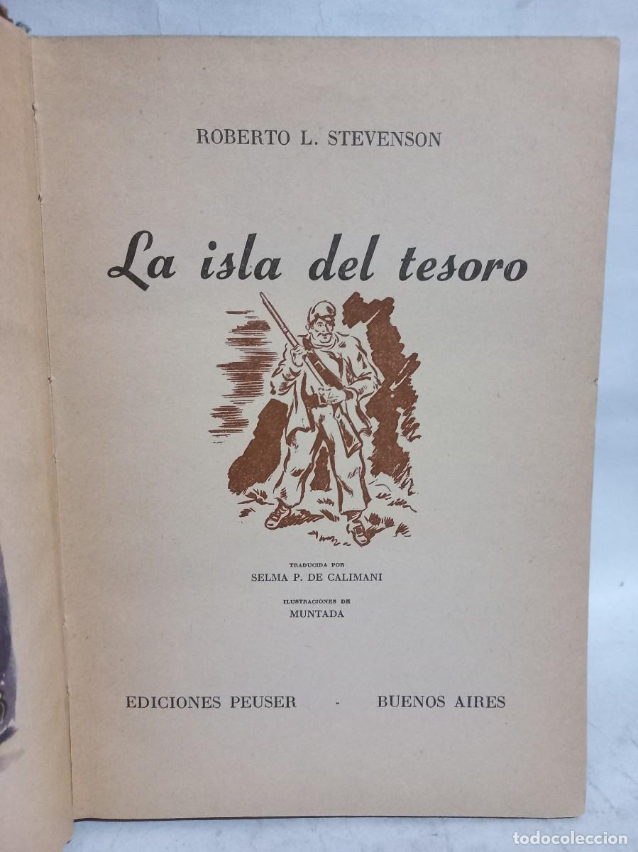 Libros de segunda mano: Roberto L. Stevenson - La Isla del Tesoro - 1953 - Foto 2
