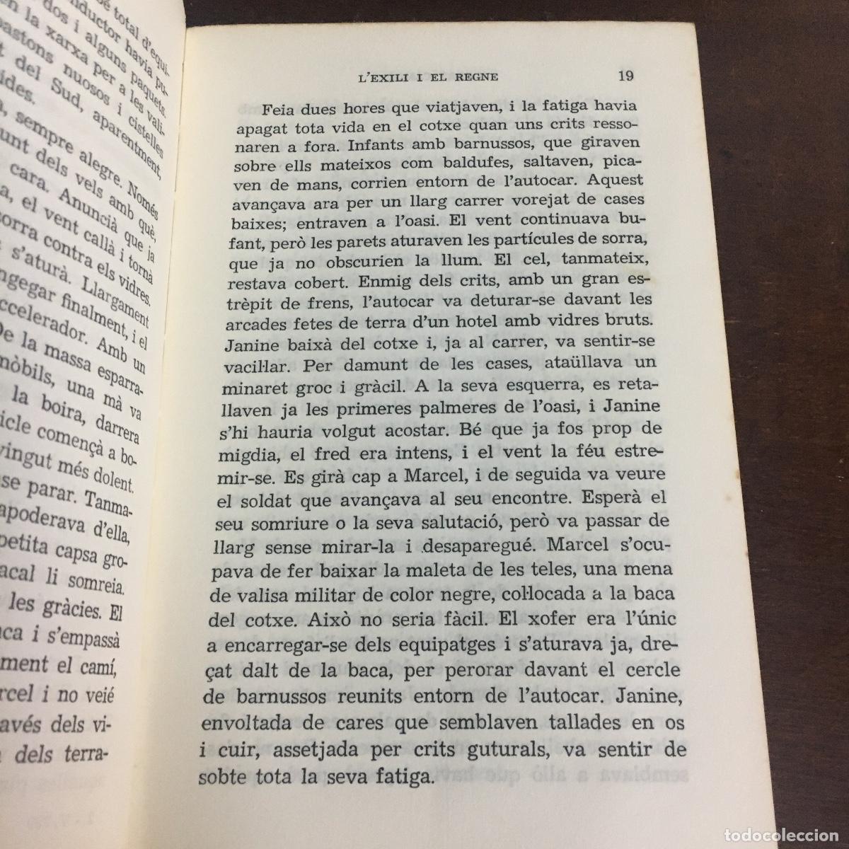 Libros de segunda mano: L&acute;EXILI I EL REGNE - Camus, Albert REF: 1319 - Foto 2