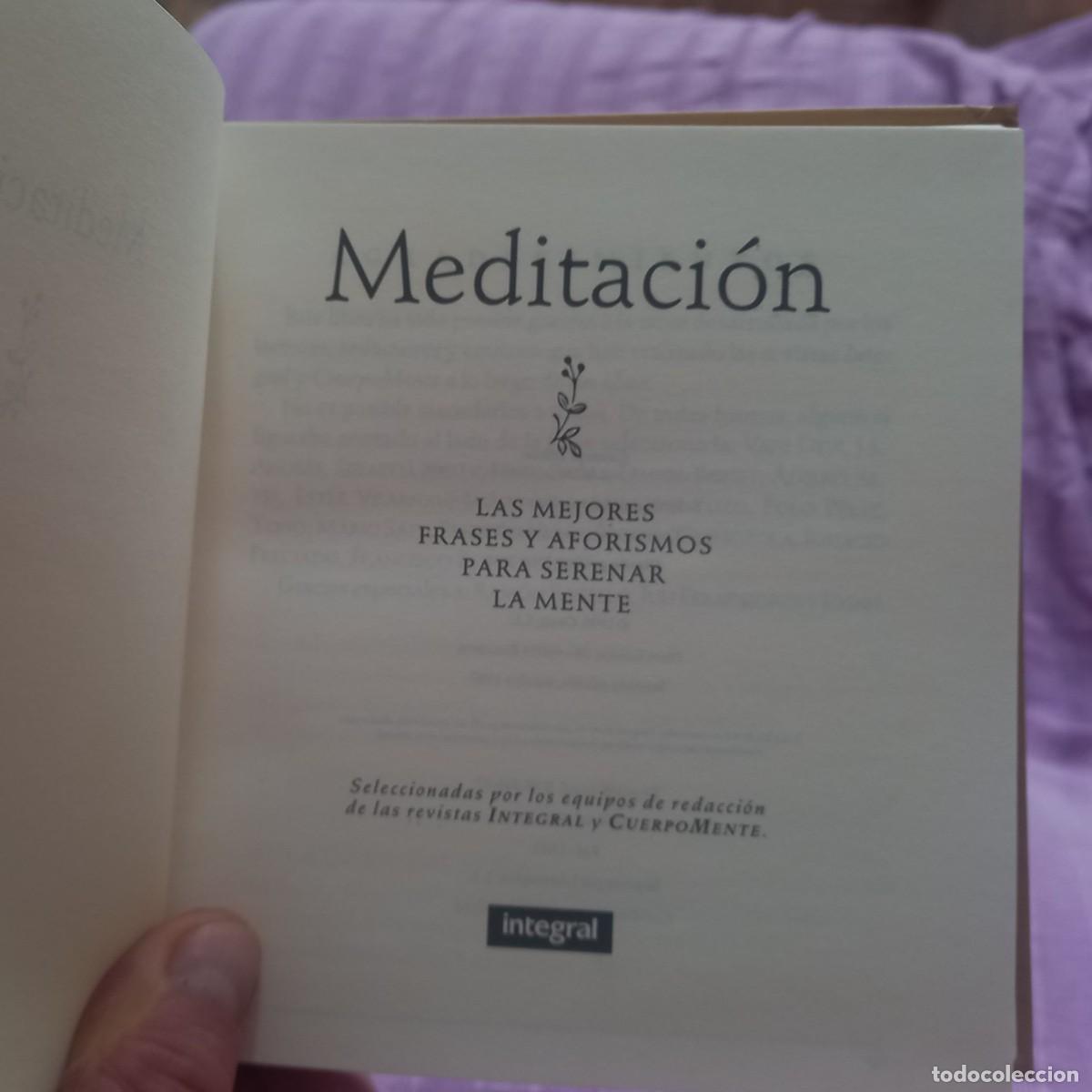 Libros de segunda mano: MEDITACI&Oacute;N - INTEGRAL - Foto 2