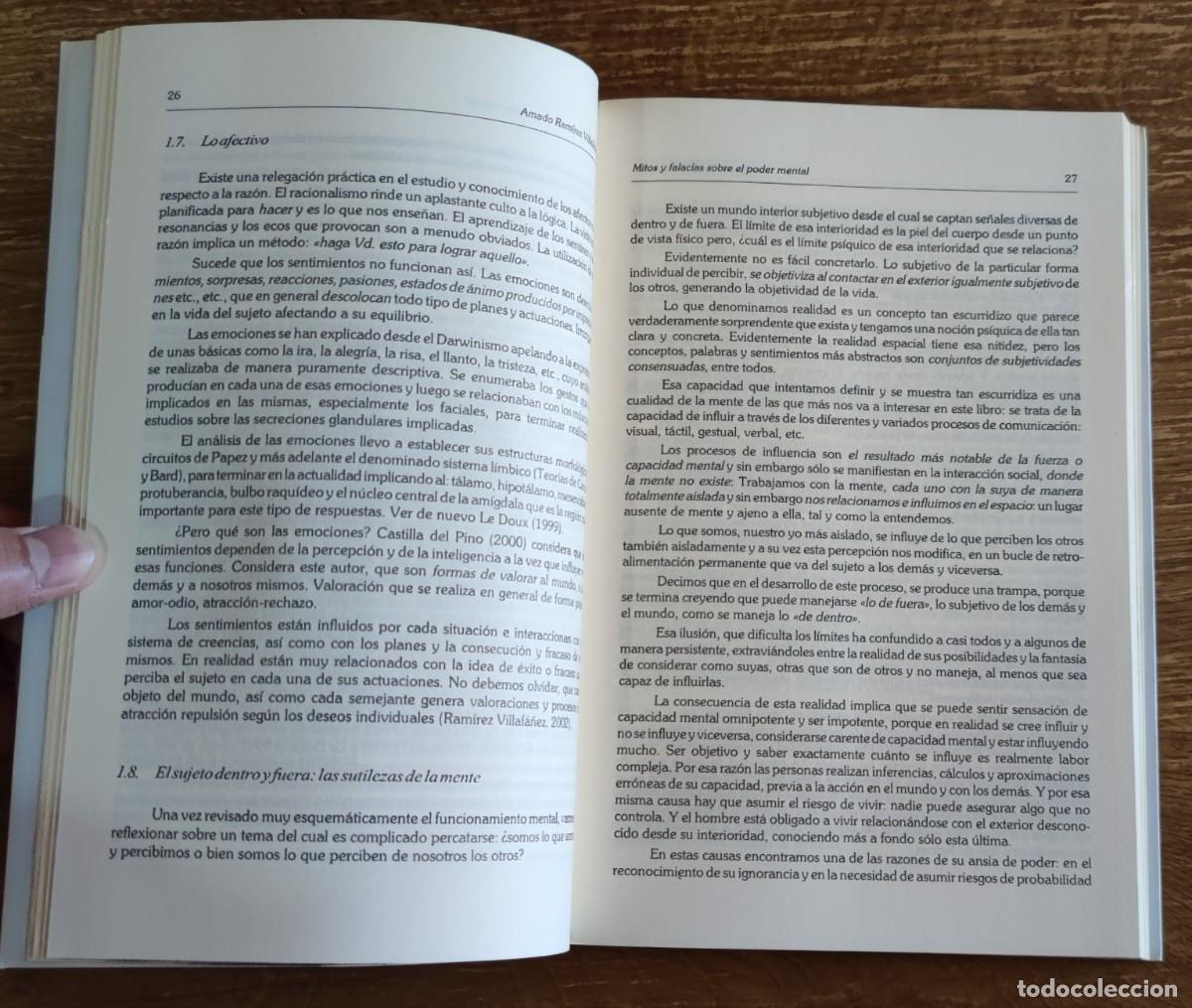Libros de segunda mano: Libro - Mitos y falacias sobre el poder mental (2002) Amado Ram&iacute;rez Villaf&aacute;&ntilde;ez - Foto 2