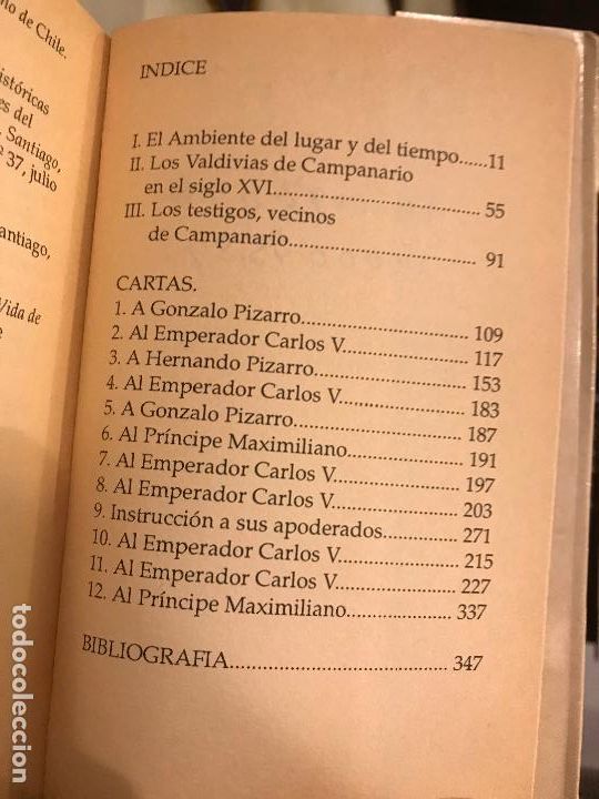 Libros de segunda mano: Pedro de Valdivia. Cartas y apunte biogr&aacute;fico. - Foto 4