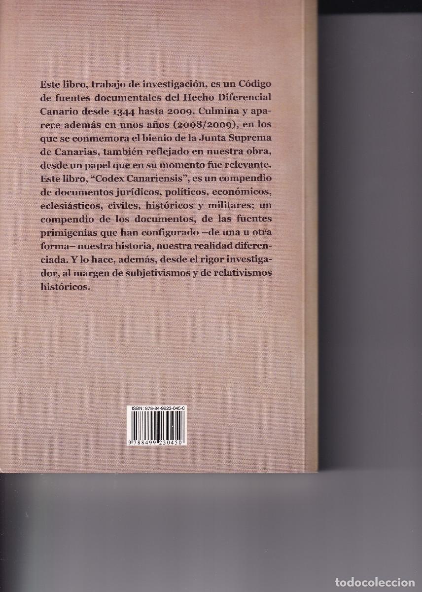 Libros de segunda mano: CODEX CANARIENSIS - JOSE CARLOS GIL MARIN - CANARIAS - Foto 5