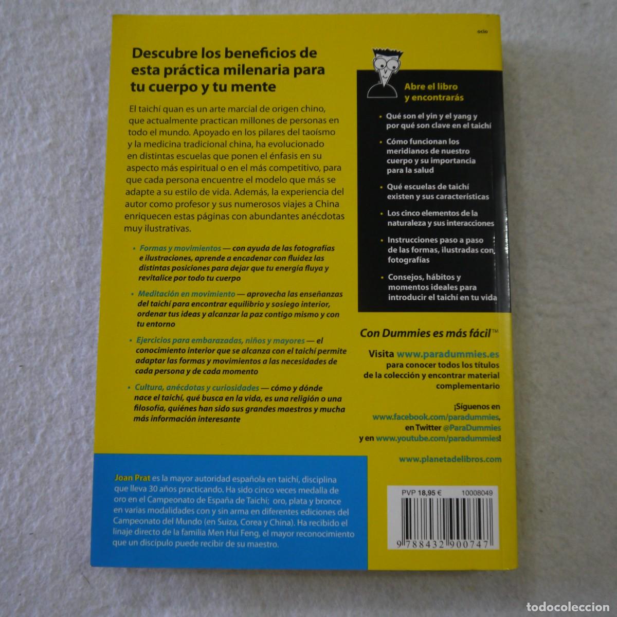 Libros de segunda mano: TAICH&Iacute; PARA DUMMIES - JOAN PRAT GONZ&Aacute;LEZ - 2012 - 1.&ordf; EDICI&Oacute;N - Foto 2