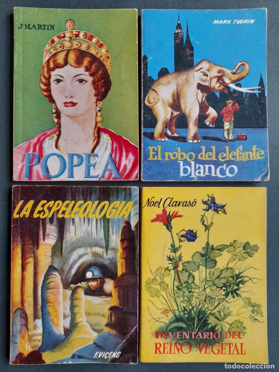 Gebrauchte B&uuml;cher: Biograf&iacute;a de Popea 4 titulo a elegir novela elefante blanco, Historia espeleolog&iacute;a y reino vegetal