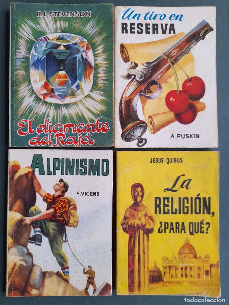 Second hand books: la religi&oacute;n para que, 4 titulos a elegir, Historia del alpinismo, Novela el diamante del raja y..