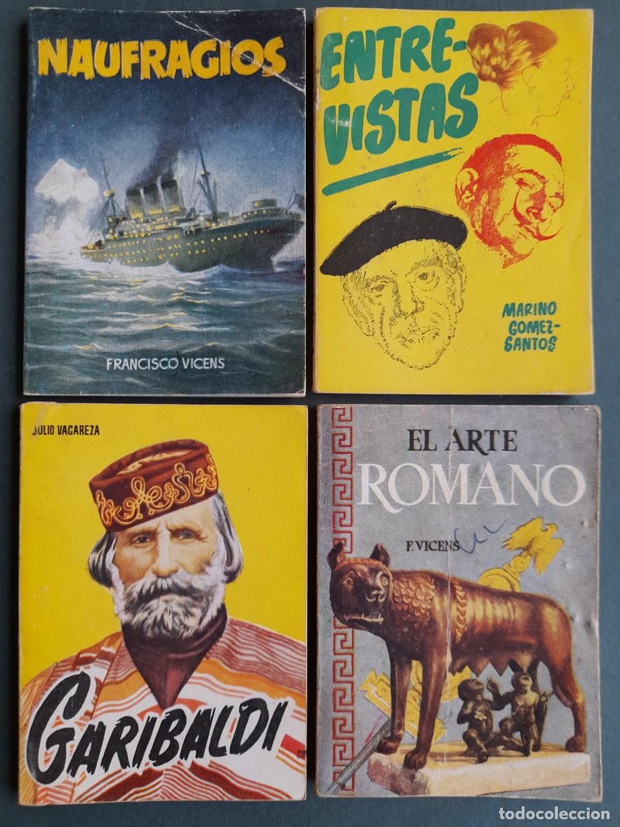 Second hand books: Historia Arte Romano, 4 titulos a elegir, Biograf&iacute;a Garibaldi, historia naufragios y entrevistas