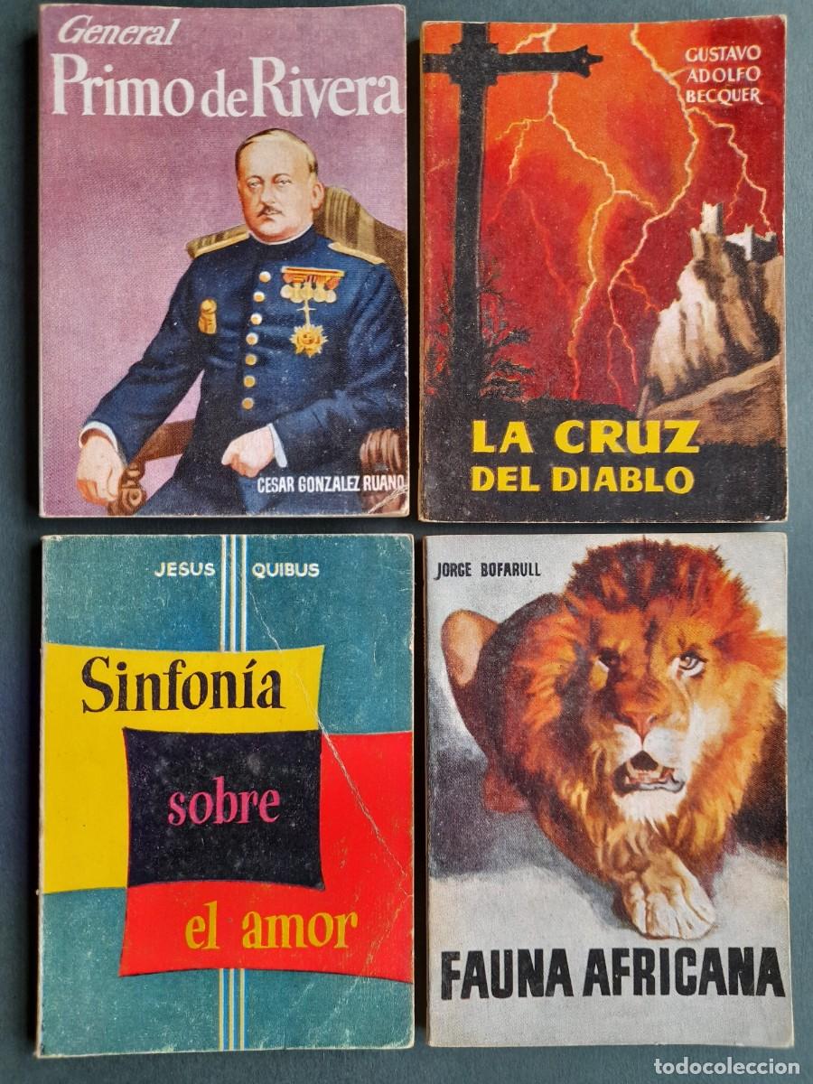 Second hand books: Biograf&iacute;a Primo de Rivera, 4 titulos a elegir, Especies Fauna Africana, Novela cruz del diablo y....