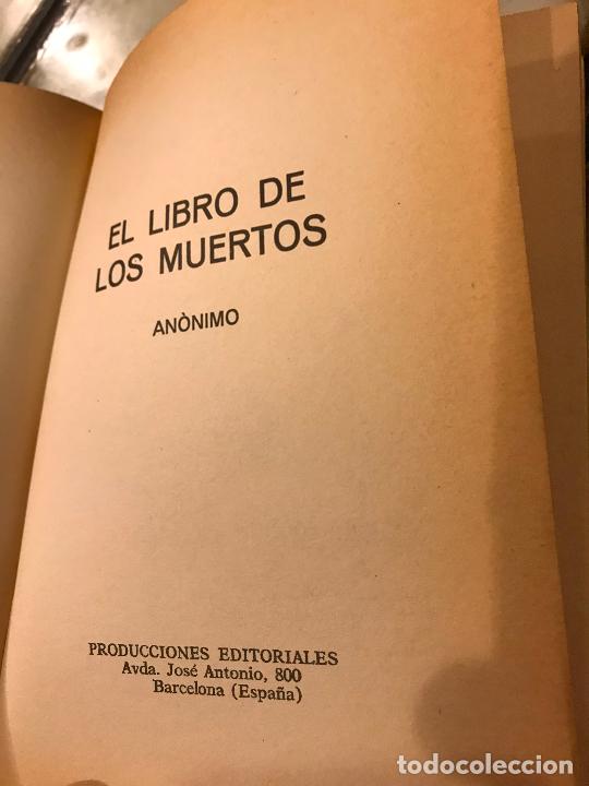 Libros de segunda mano: El Libro de los Muertos. An&oacute;nimo. Versi&oacute;n de J. M. Moreno. PEDIDO M&Iacute;NIMO 5&euro; - Foto 3