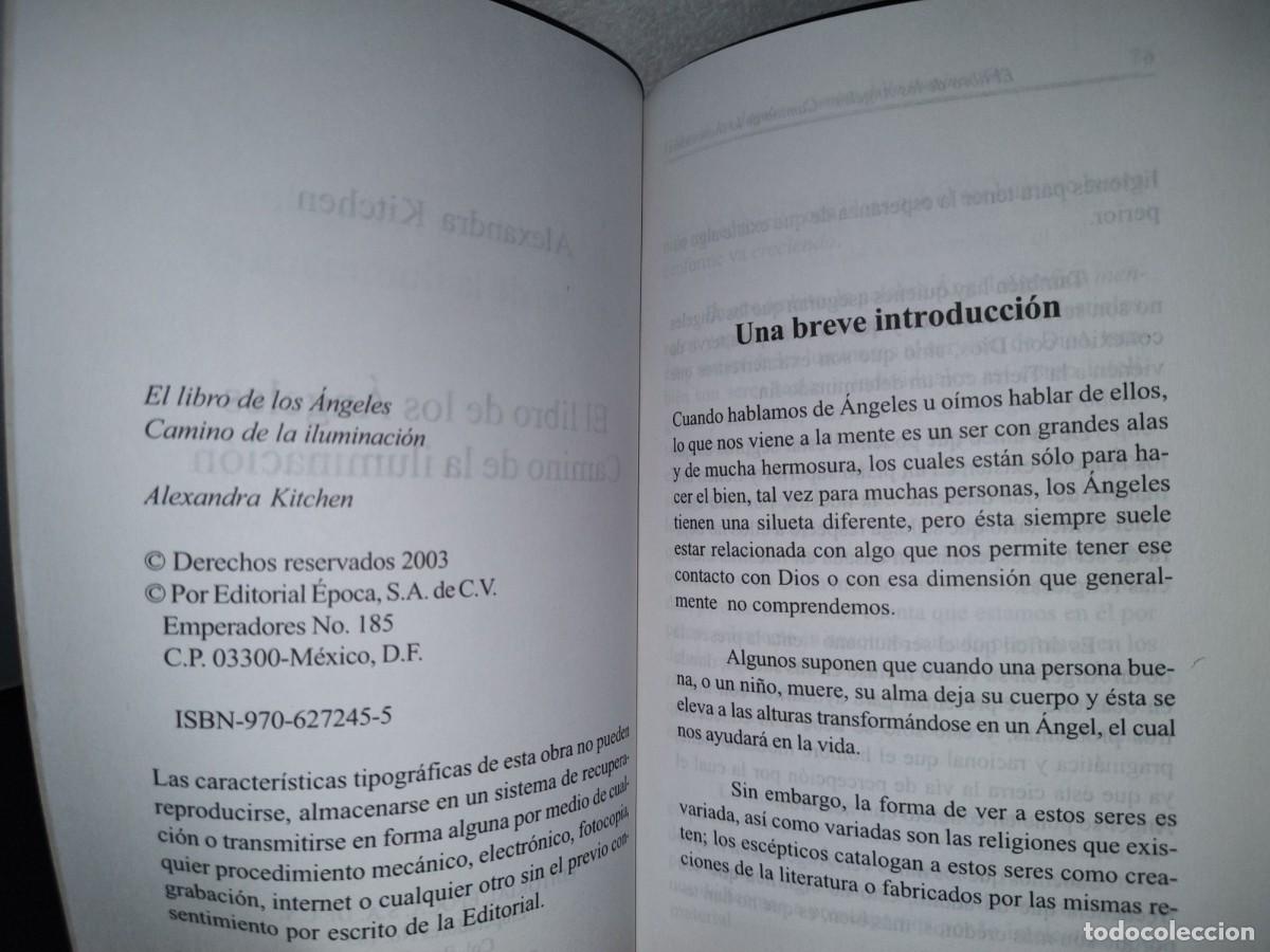 Libros de segunda mano: 48- EL LIBRO DE LOS &Aacute;NGELES - ALEXANDRA KITCHEN - Foto 4