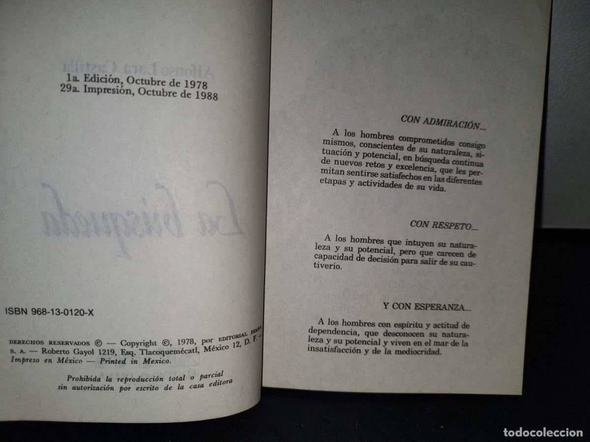 Libros de segunda mano: 38- LA B&Uacute;SQUEDA - ALFONSO LARA CASTILLA - Foto 5