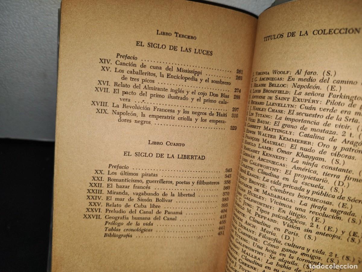 Libros de segunda mano: 64- BIOGRAF&Iacute;A DEL CARIBE - GERM&Aacute;N ARCINIEGAS - 1966 - Foto 9