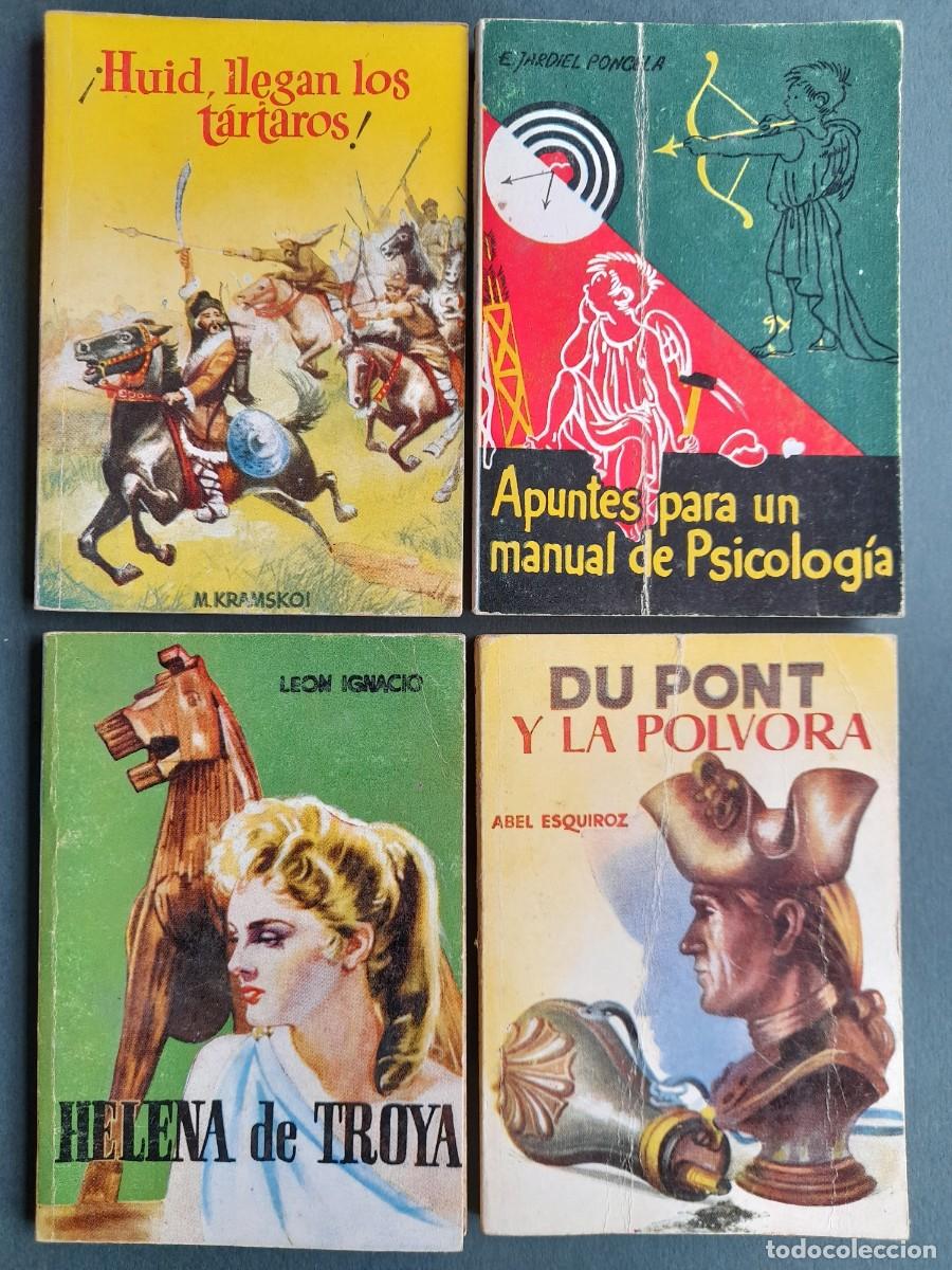 Second hand books: Historia Huid los T&aacute;rtaros,4 titulos a elegir, Psicolog&iacute;a apuntes, Biograf&iacute;a Elena de Troya, Dupont