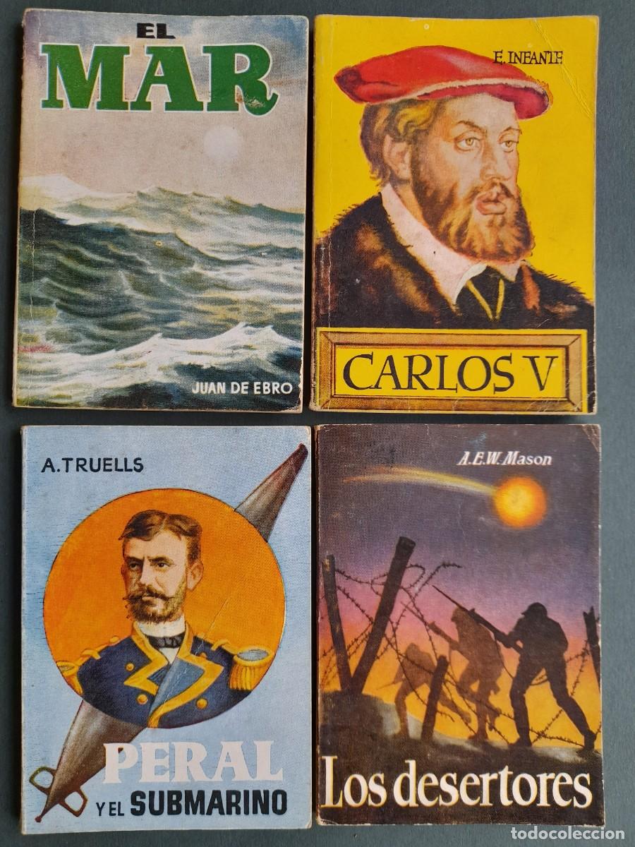 Second hand books: Biograf&iacute;a Carlos V, 4 titulos a elegir, Historia Peral el submarino, historia el mar, desertores