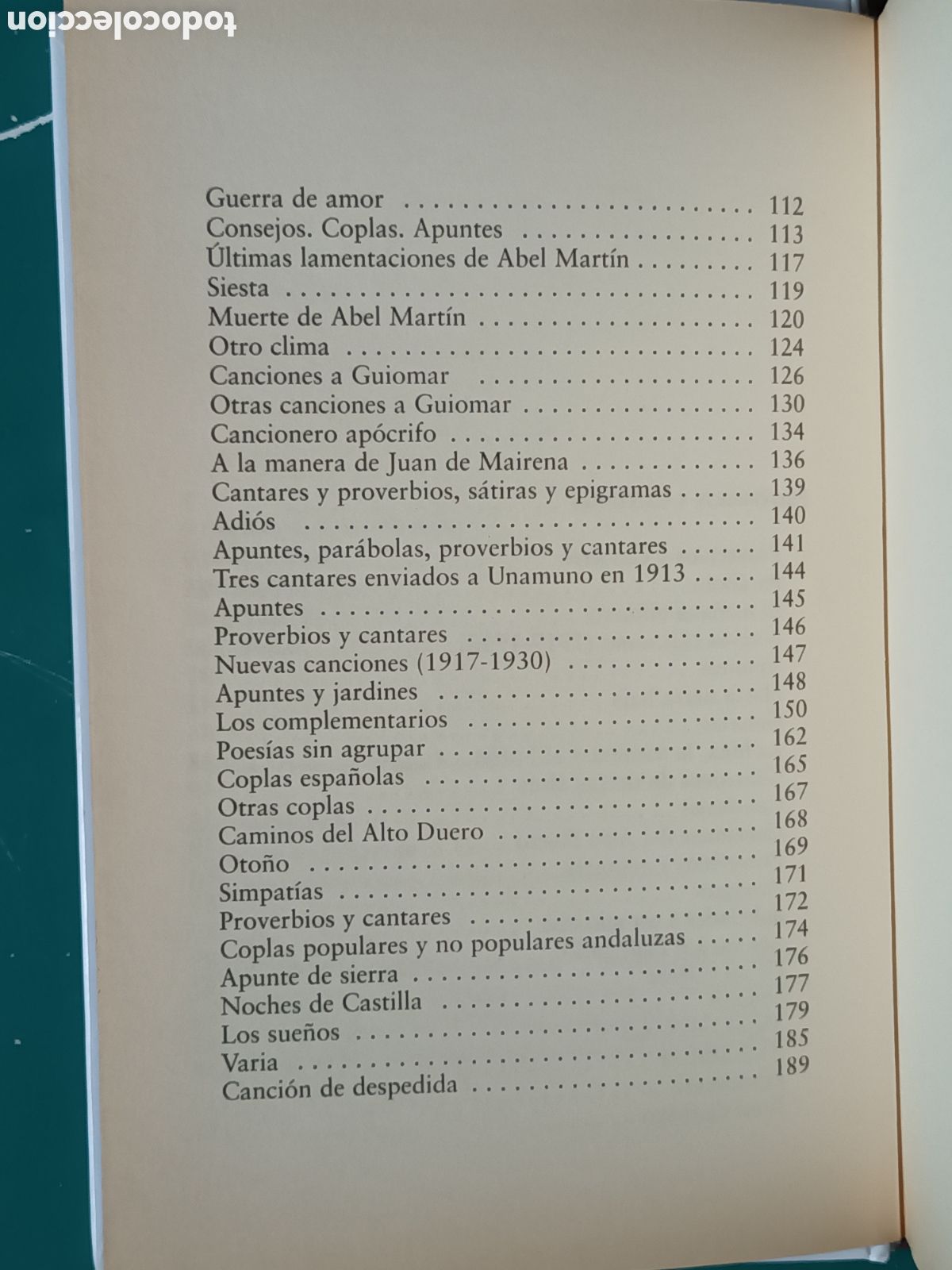 Libros de segunda mano: Antonio Machado - Proverbios y Cantares. El Pais 2003 - Foto 4