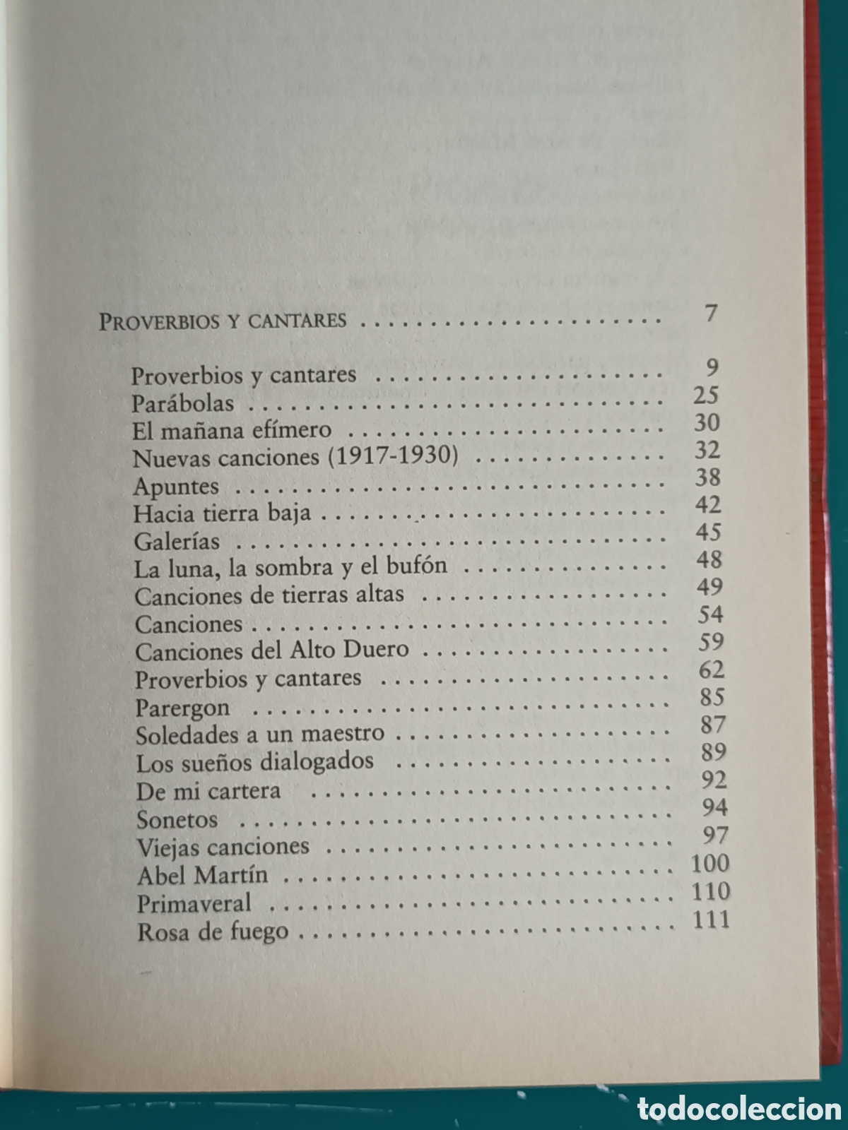 Libros de segunda mano: Antonio Machado - Proverbios y Cantares. El Pais 2003 - Foto 3