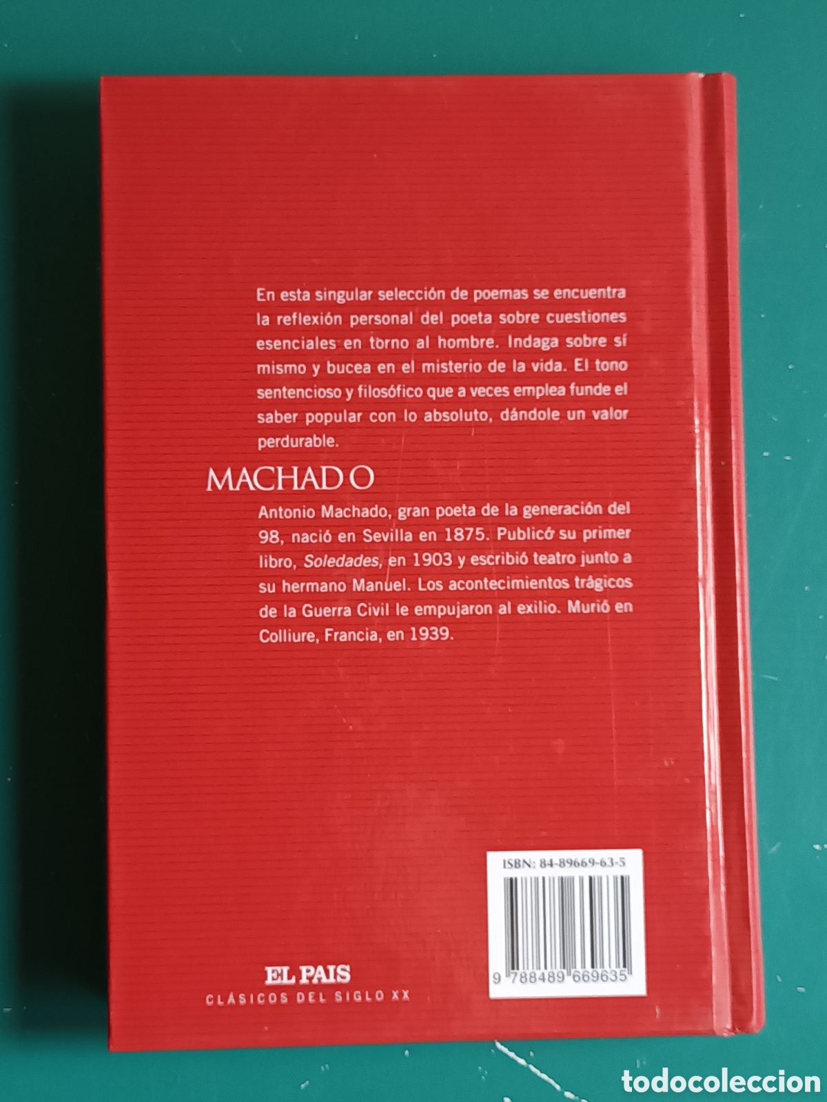 Libros de segunda mano: Antonio Machado - Proverbios y Cantares. El Pais 2003 - Foto 6