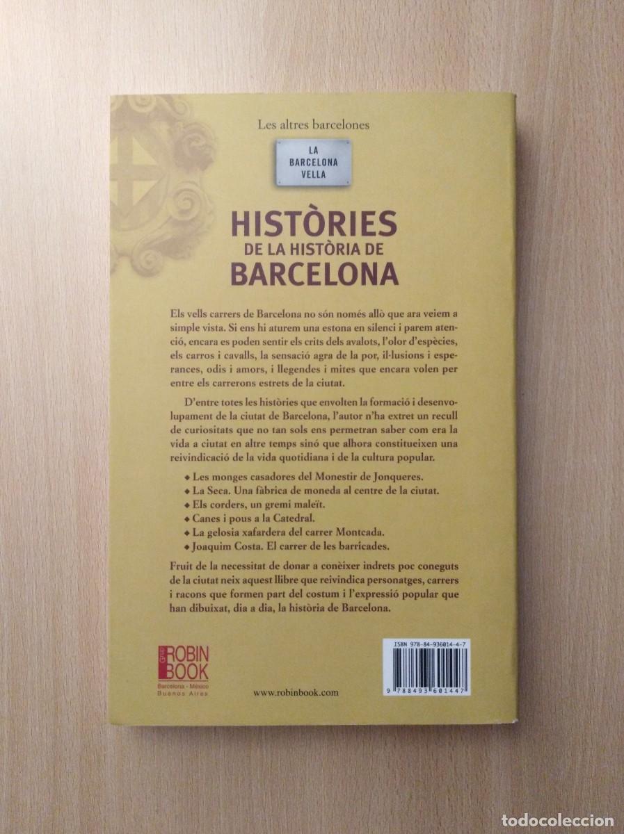Libros de segunda mano: HIST&Ograve;RIES DE LA HIST&Ograve;RIA DE BARCELONA. Dani Cortijo - Foto 2