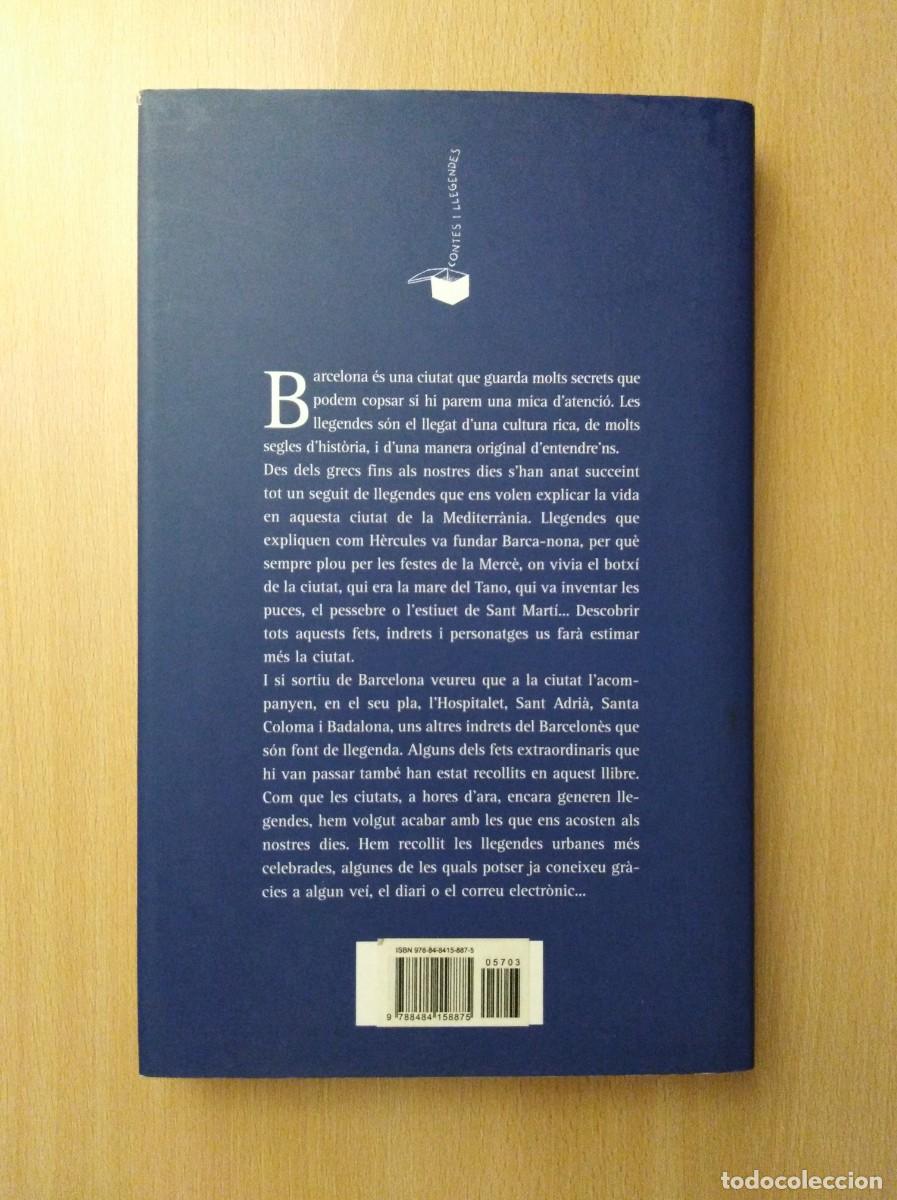 Libros de segunda mano: LLEGENDES DE BARCELONA. Joan de D&eacute;u Prats - Foto 2
