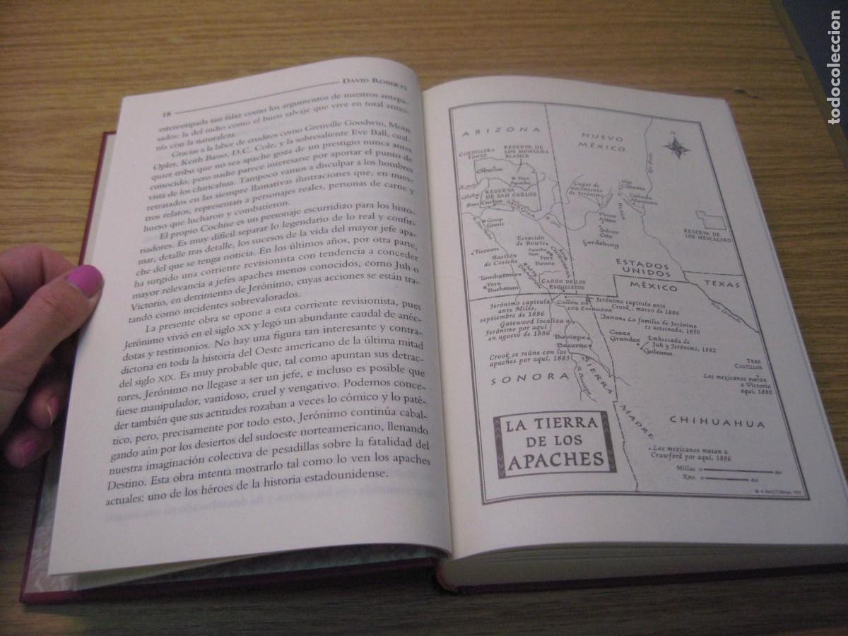 Libros de segunda mano: LAS GUERRAS APACHES. DAVID ROBERTS. ENSAYO HISTORICO EDHASA. 2005 - Foto 8