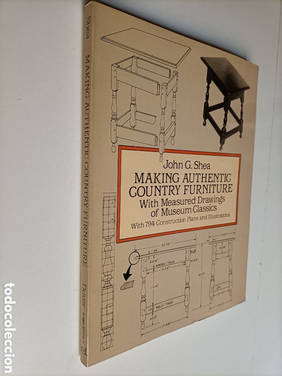 Libros de segunda mano: Making authentic country forniture . Texto edici&oacute;n ingl&eacute;s. Muebles decoraci&oacute;n artesan&iacute;a manualidades