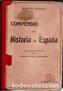 Libros de segunda mano: Compendio de Historia de Espa&ntilde;a. Moreno Espinosa - Foto 1