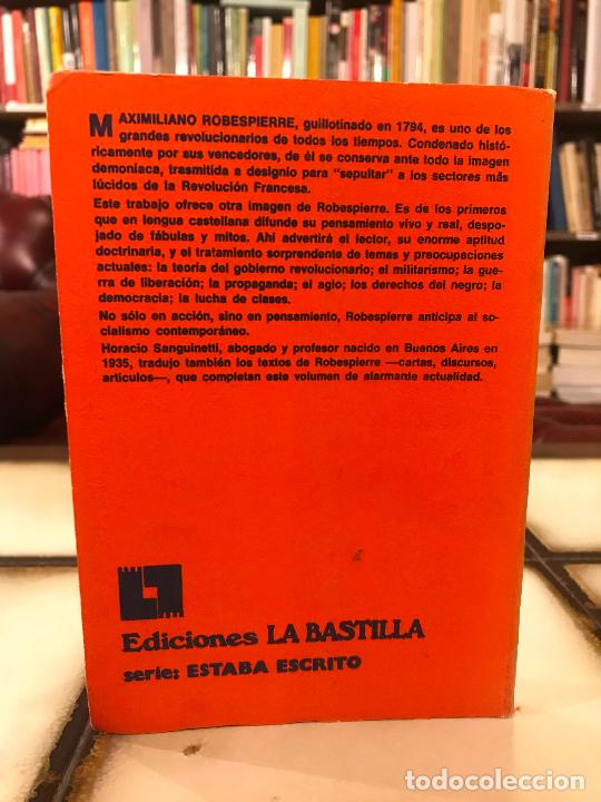 Libros de segunda mano: La raz&oacute;n del pueblo. Robespierre. - Foto 2