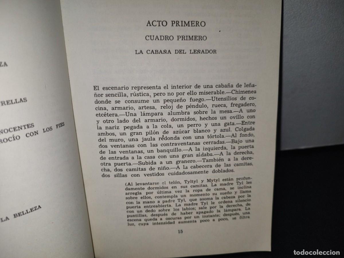 Libros de segunda mano: 212- EL P&Aacute;JARO AZUL - MAURICIO MAETERLINCK - 1983 - Foto 6