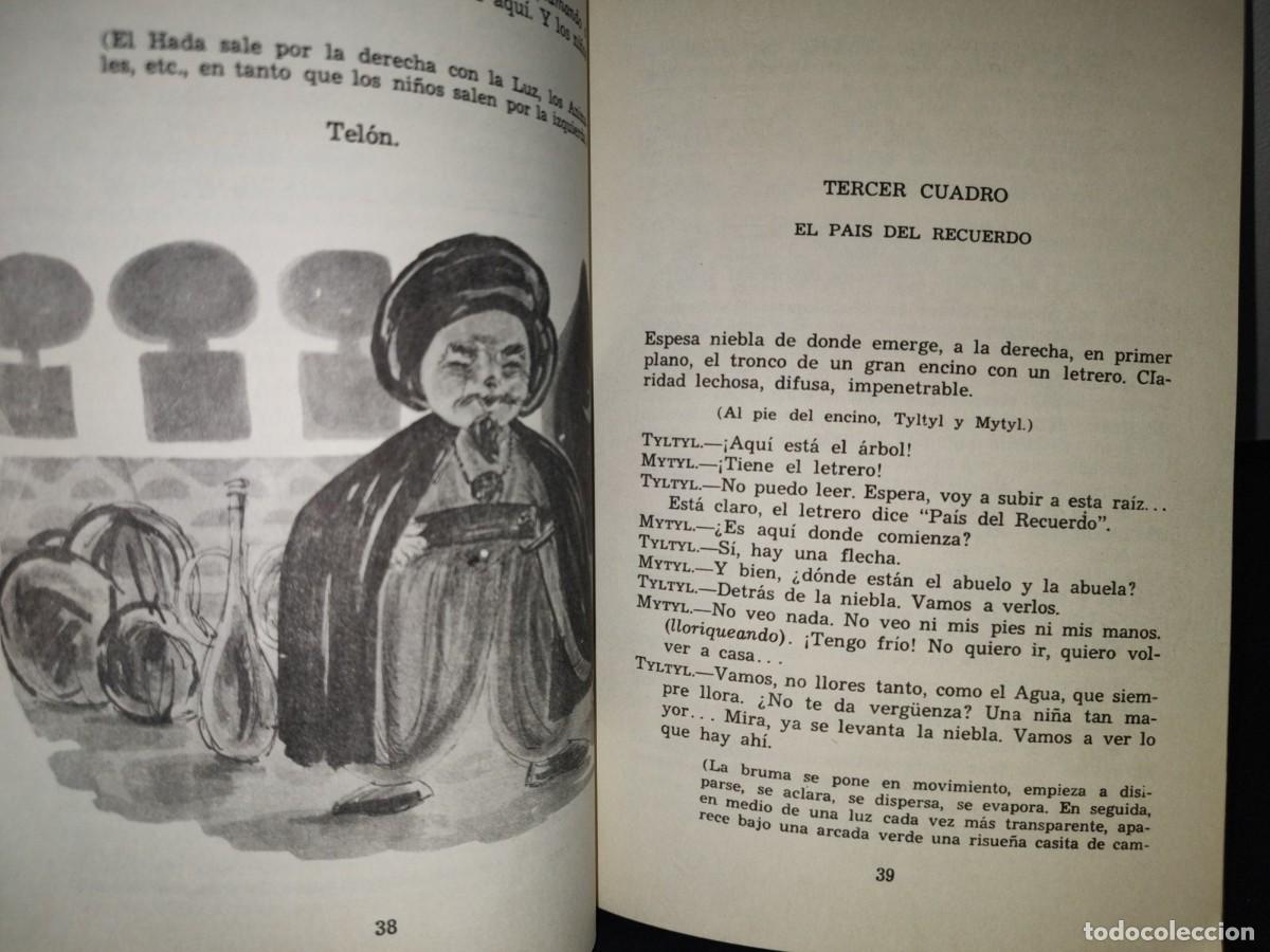 Libros de segunda mano: 212- EL P&Aacute;JARO AZUL - MAURICIO MAETERLINCK - 1983 - Foto 8