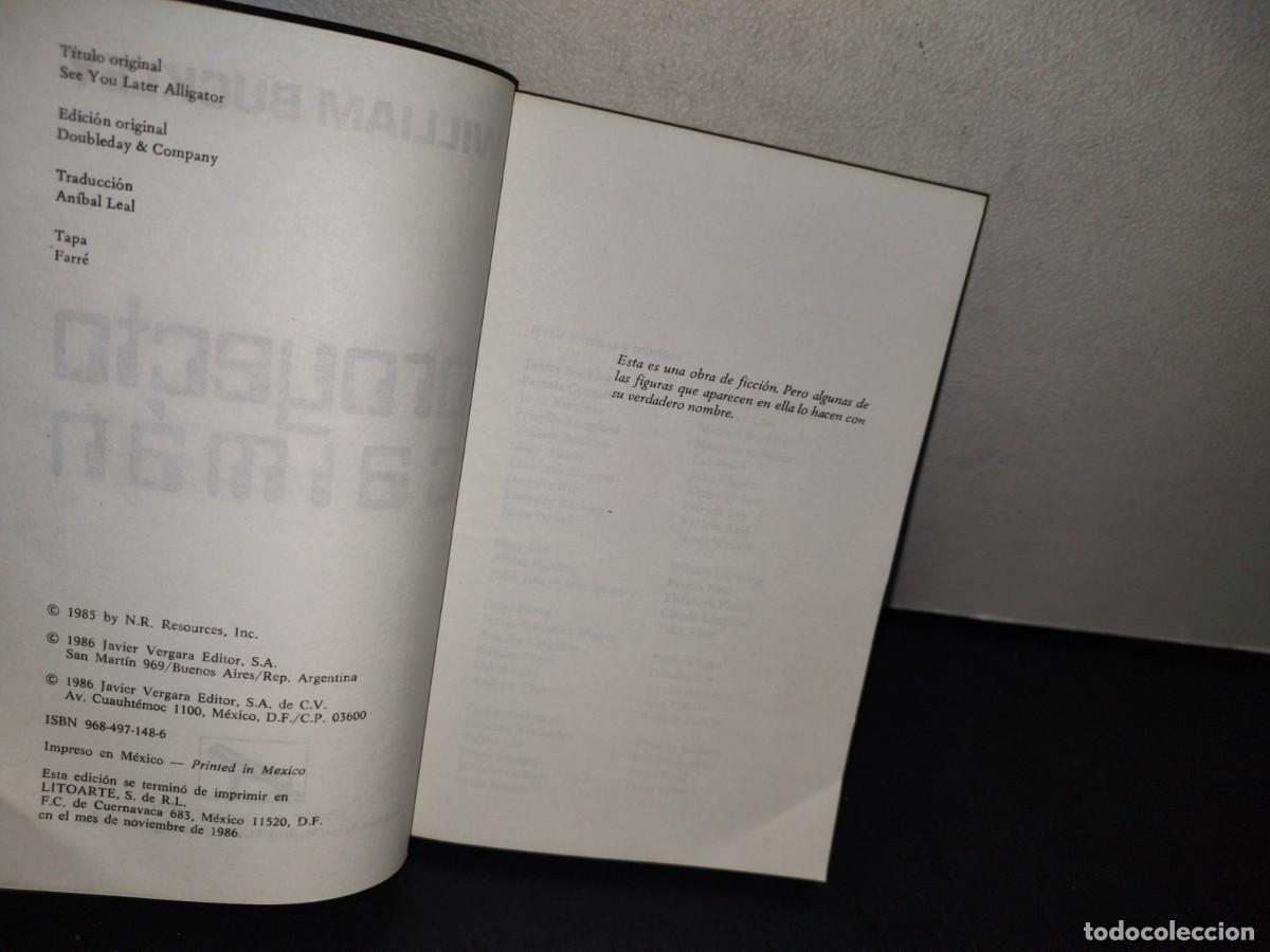 Libros de segunda mano: 176- PROYECTO CAIM&Aacute;N - WILLIAM BUCKLEY - 1986 - Foto 5