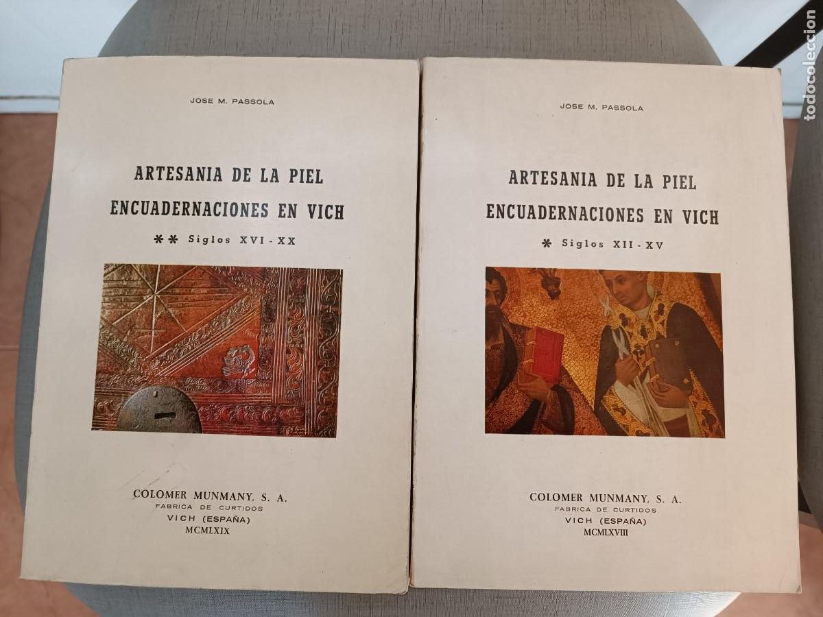 Libros de segunda mano: Artesan&iacute;a de la piel. 2 vol. - Foto 1