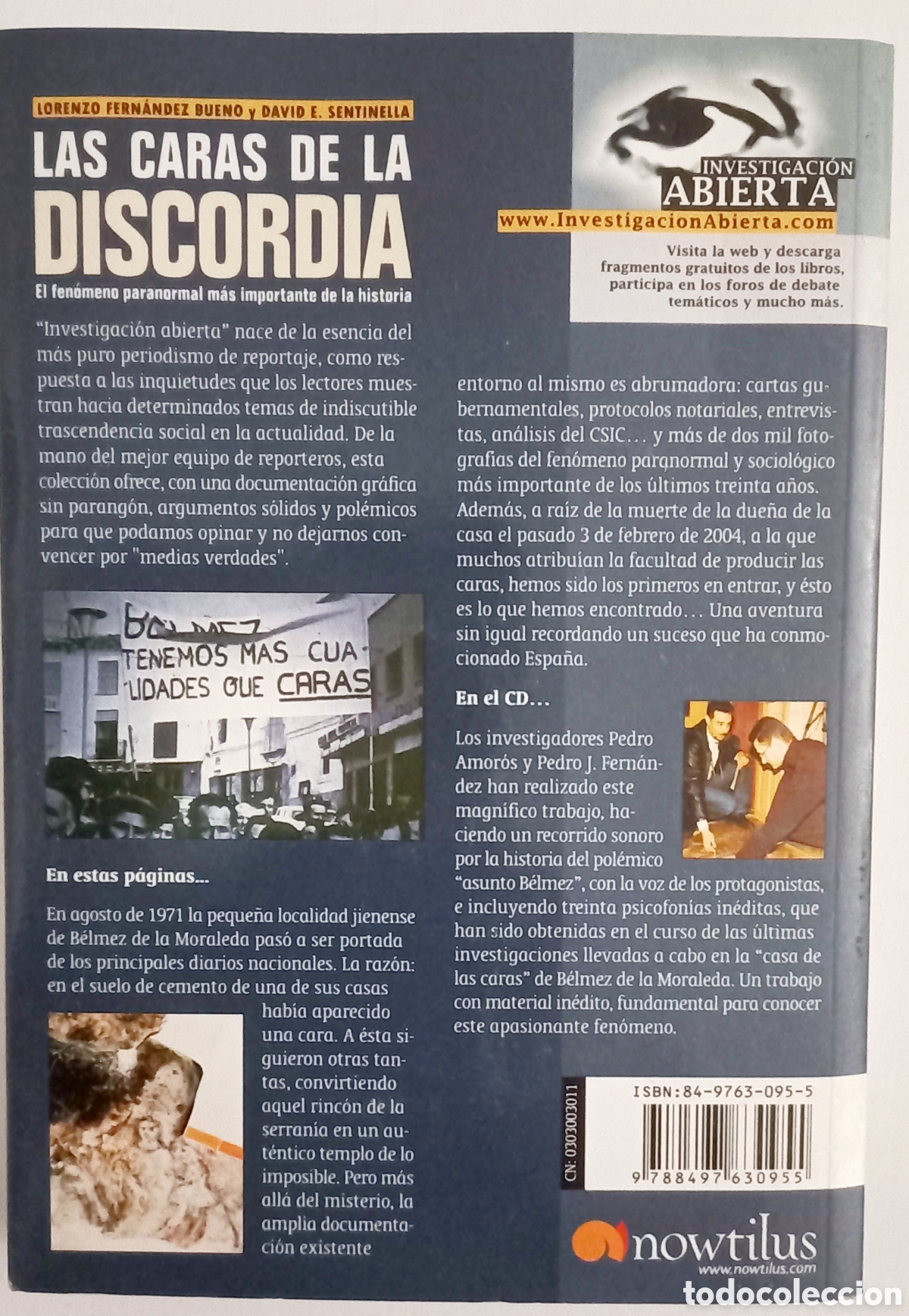 Libros de segunda mano: LAS CARAS DE LA DISCORDIA. CARAS DE BELMWZ - Foto 2