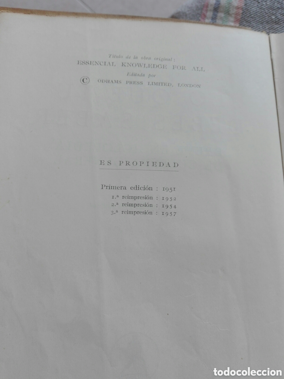 Libros de segunda mano: Lo que t&uacute; debes saber. Levy - Foto 4