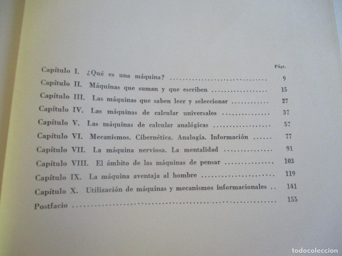 Libros de segunda mano: LOUSI COUFFIGNAL M&aacute;quinas de pensar W21704 - Foto 4