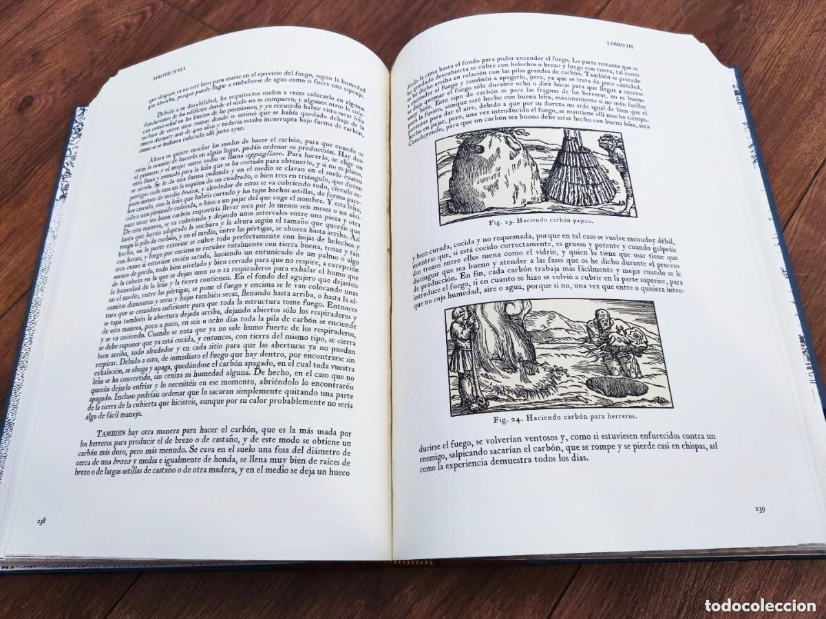 Libros de segunda mano: Pirotechnia 1550 - Vannoccio Biringuccio - FACSIMIL LUJO - Foto 8