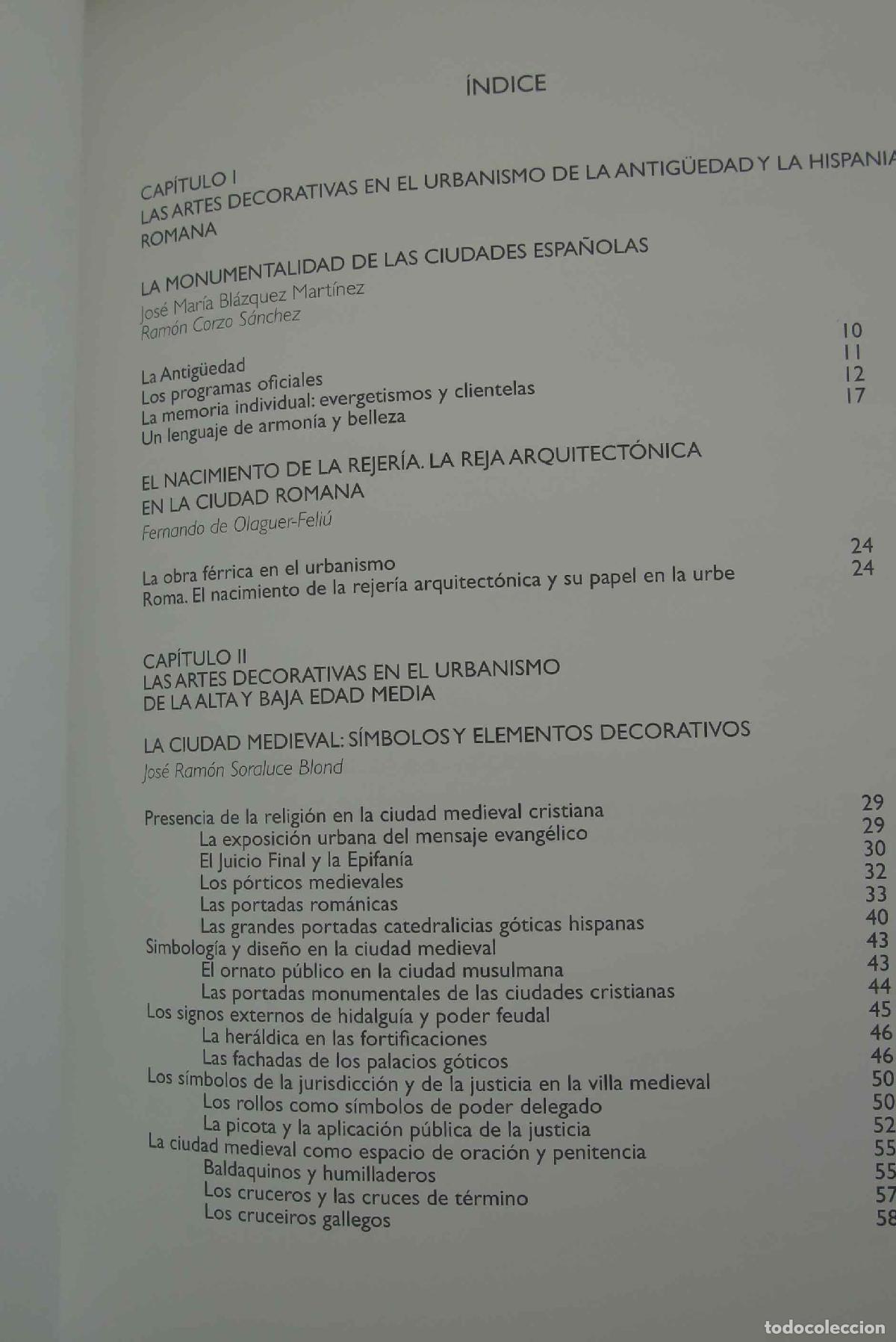 Libros de segunda mano: Las artes decorativas en el urbanismo espa&ntilde;ol - Foto 2