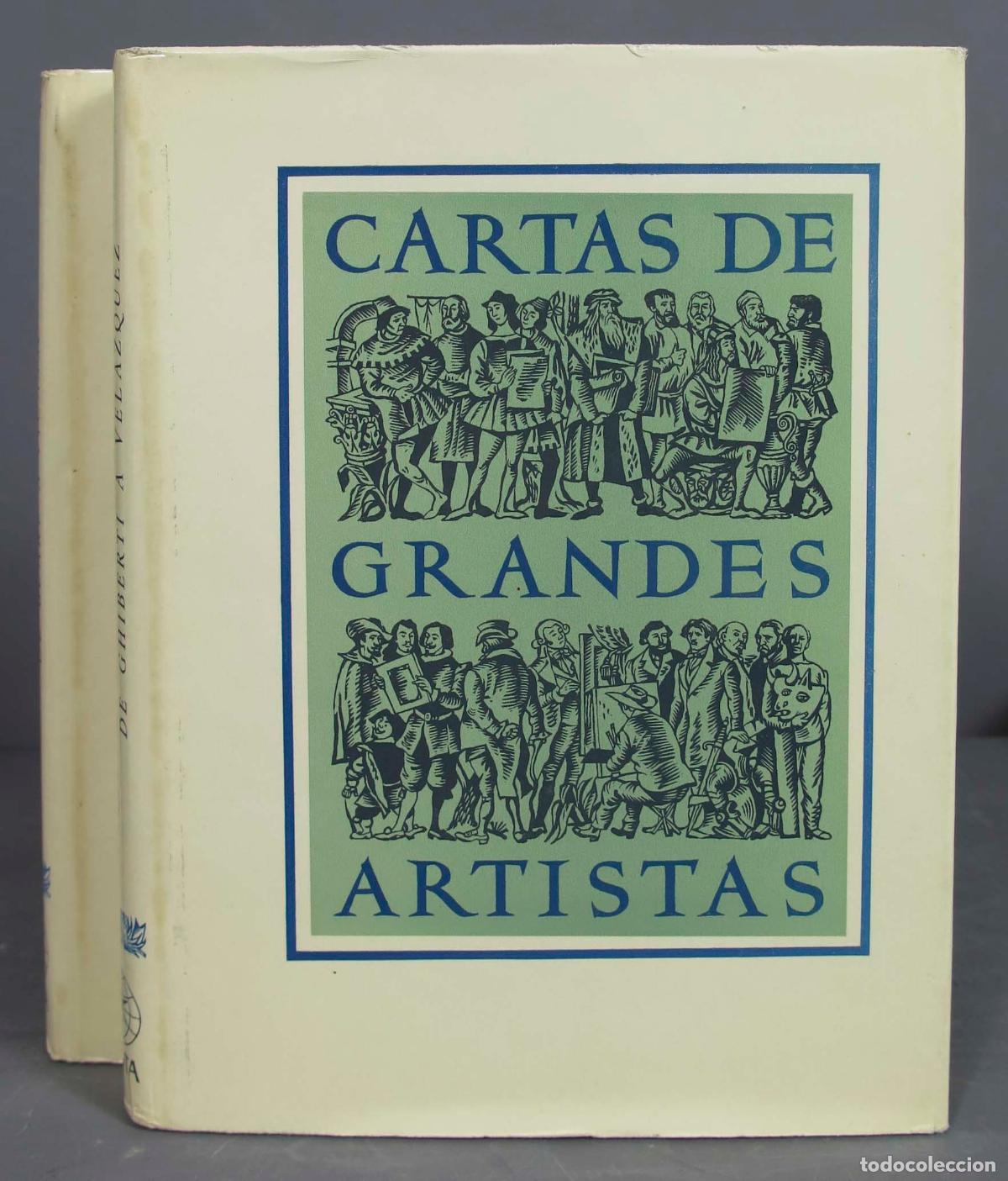 Libros de segunda mano: CARTAS DE GRANDES ARTISTAS. 2 TOMOS - Foto 1