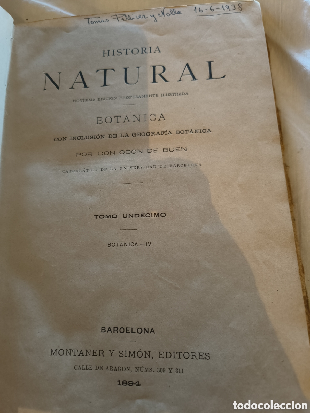 Libros de segunda mano: Historia Natural.Botanica. 1894 - Foto 7