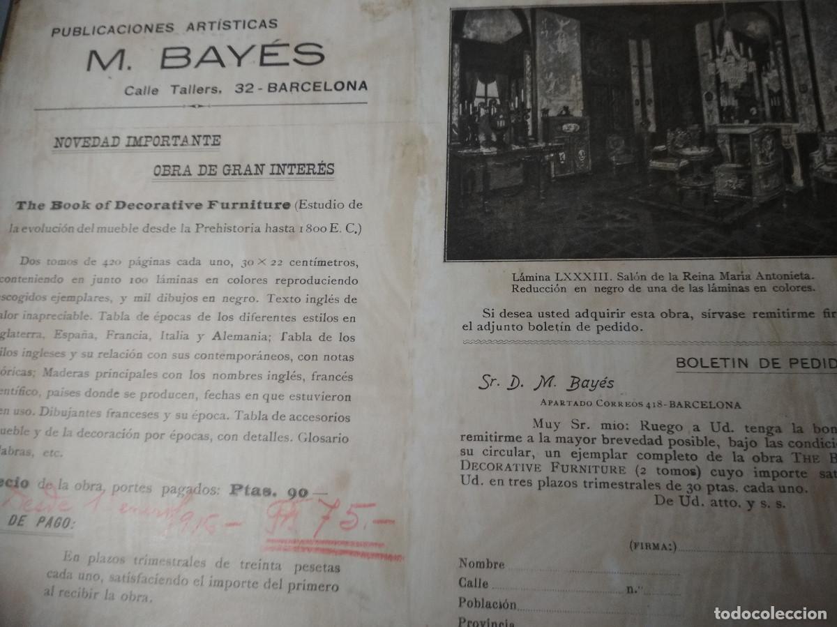 Libros de segunda mano: Libro antiguo sobre decoracion - Foto 2