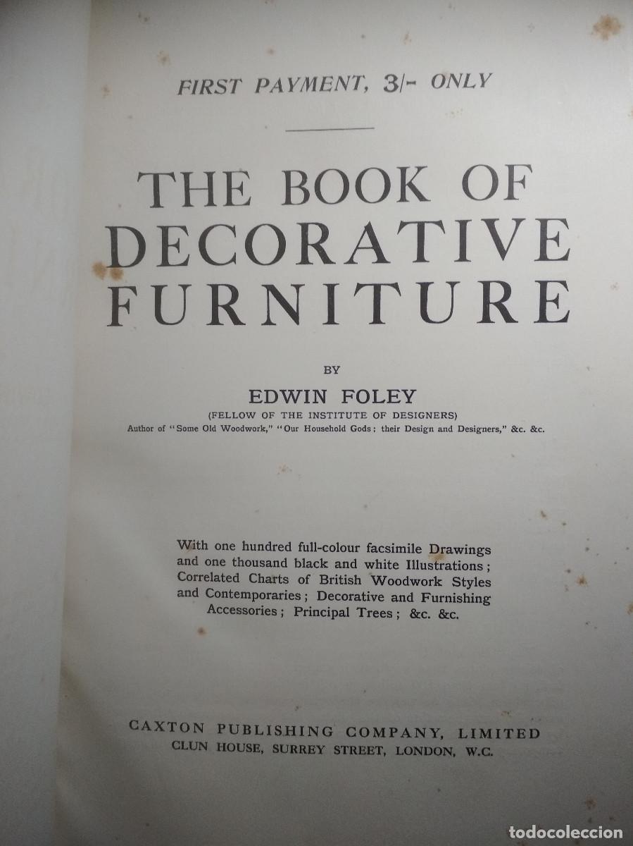 Libros de segunda mano: Libro antiguo sobre decoracion - Foto 4