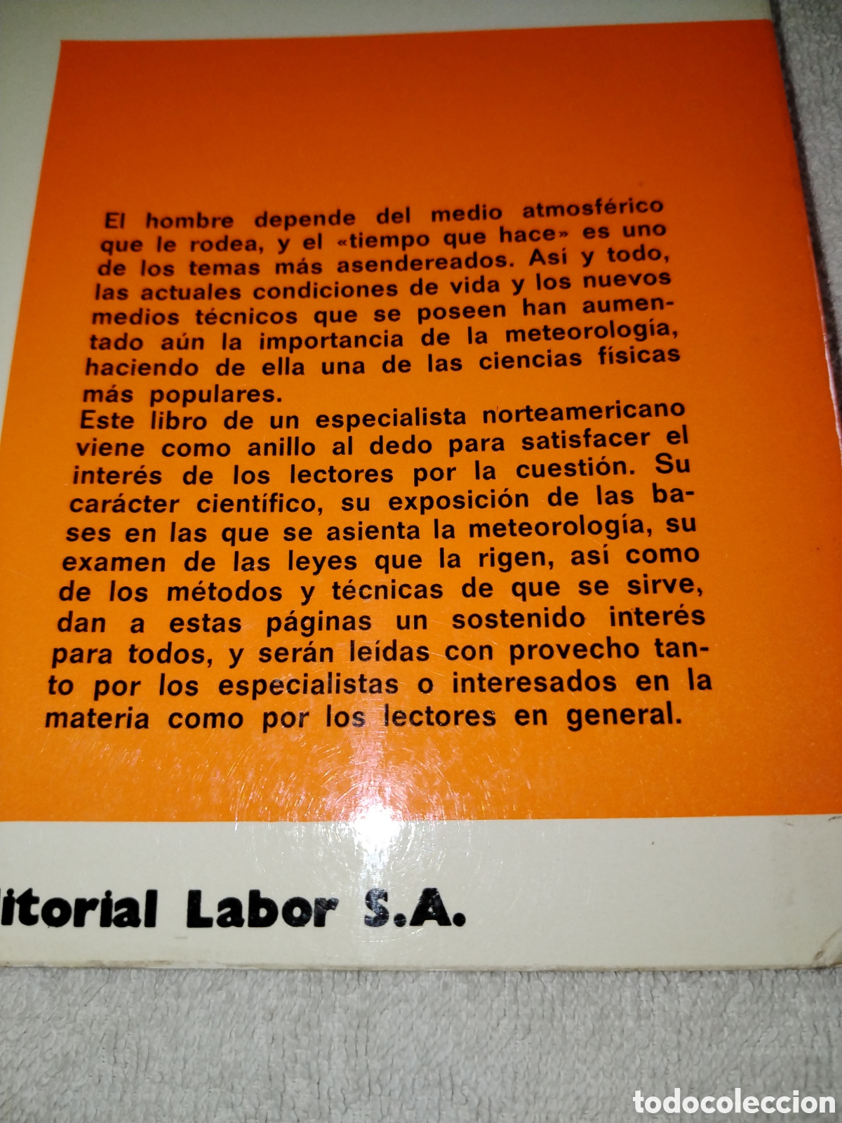 Libros de segunda mano: Meteorolog&iacute;a. Albert Miller. Labor - Foto 2