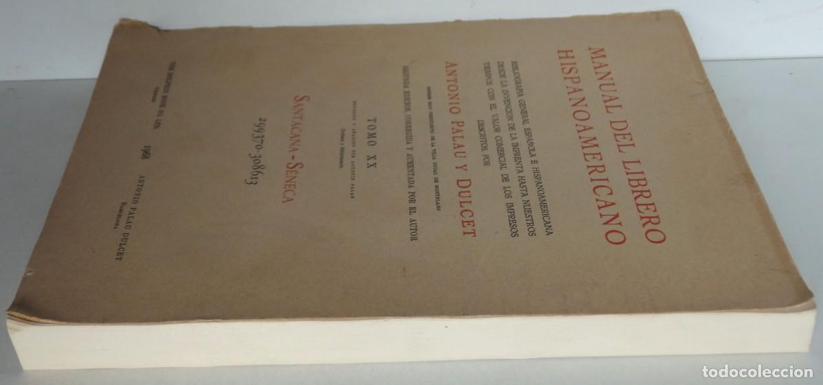 Libros de segunda mano: Manual del Librero HispanoAmericano &ndash; TOMO XX - - Foto 2