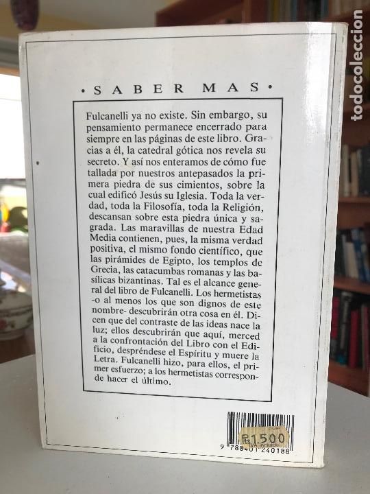 Libros de segunda mano: El misterio de las catedrales. Fulcanelli. PEDIDO M&Iacute;NIMO 5&euro; - Foto 2