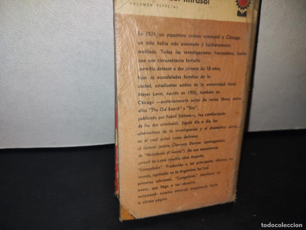 Libros de segunda mano: 166- LOS LIBROS DEL MIRASOL. COMPULSI&Oacute;N - MEYER LEVIN - 1961 - Foto 3
