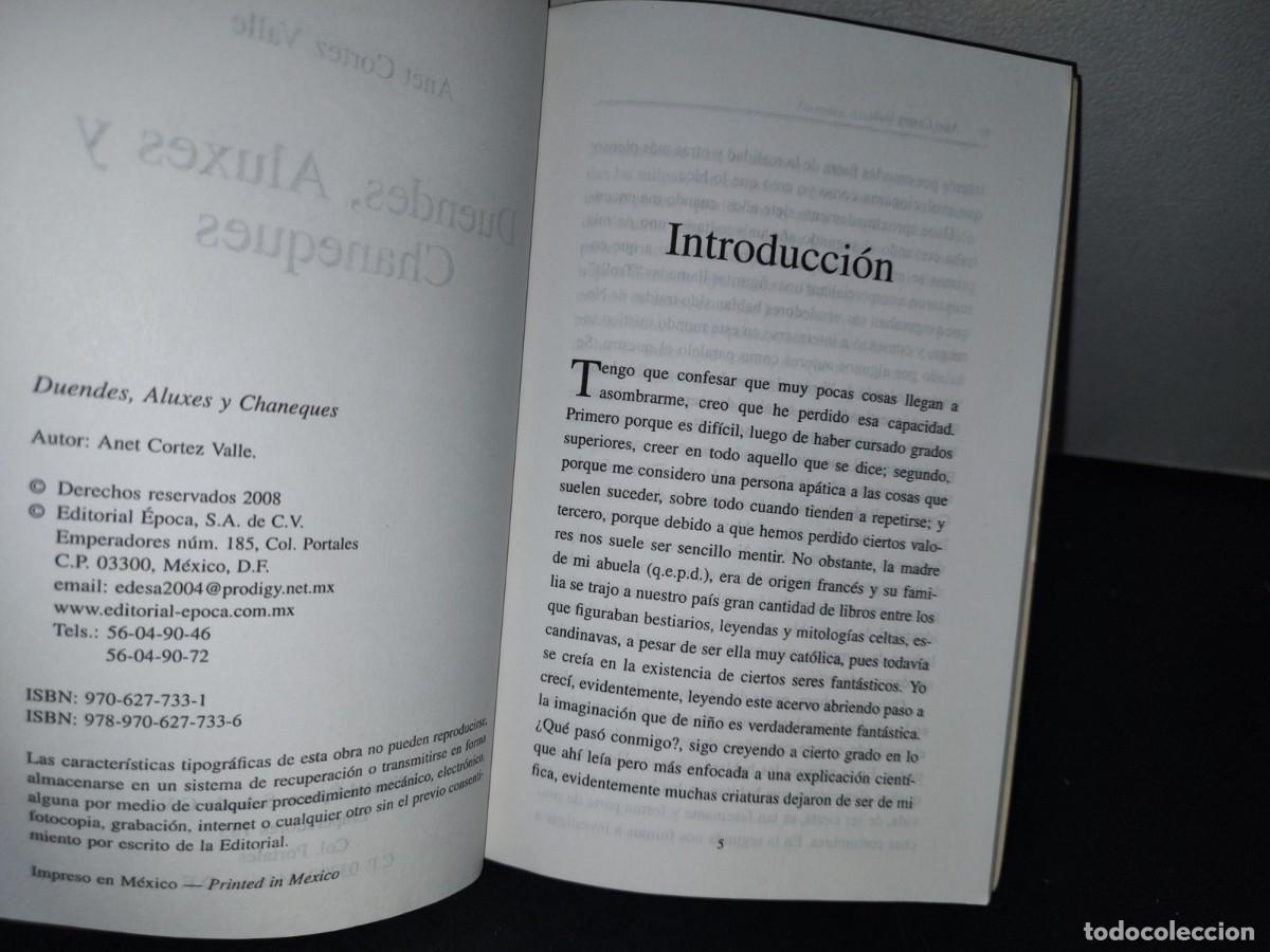 Libros de segunda mano: 166- DUENDES, ALUXES Y CHANEQUES - ANET CORTEZ VALLE - 2008 - Foto 5