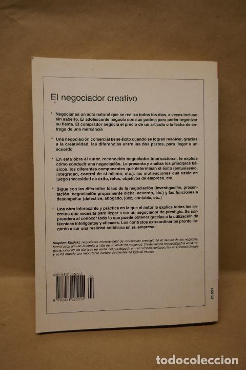 Libros de segunda mano: El negociador creativo - Stephen Kozicki - Foto 10