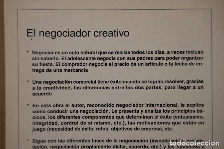 Libros de segunda mano: El negociador creativo - Stephen Kozicki - Foto 11