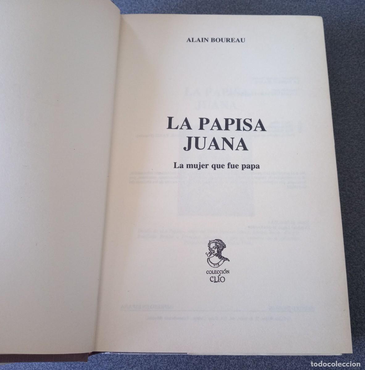 Libros de segunda mano: La Papisa Juana Alain Boureau - Foto 3