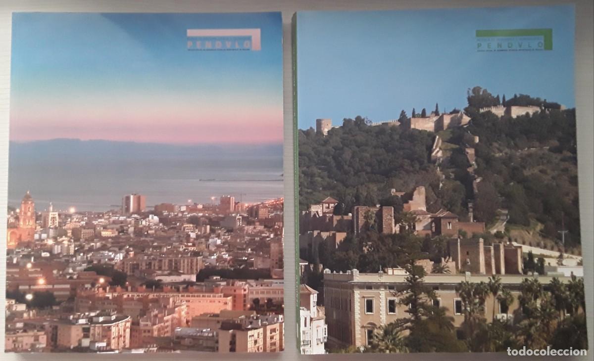 Libros de segunda mano: REVISTA P&Eacute;NDULO. COLEGIO DE INGENIEROS DE M&Aacute;LAGA. LOTE DE 2 REVISTAS.