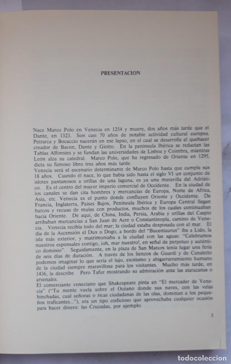 Libros de segunda mano: EL LIBRO DE MARCO POLO. - Foto 7