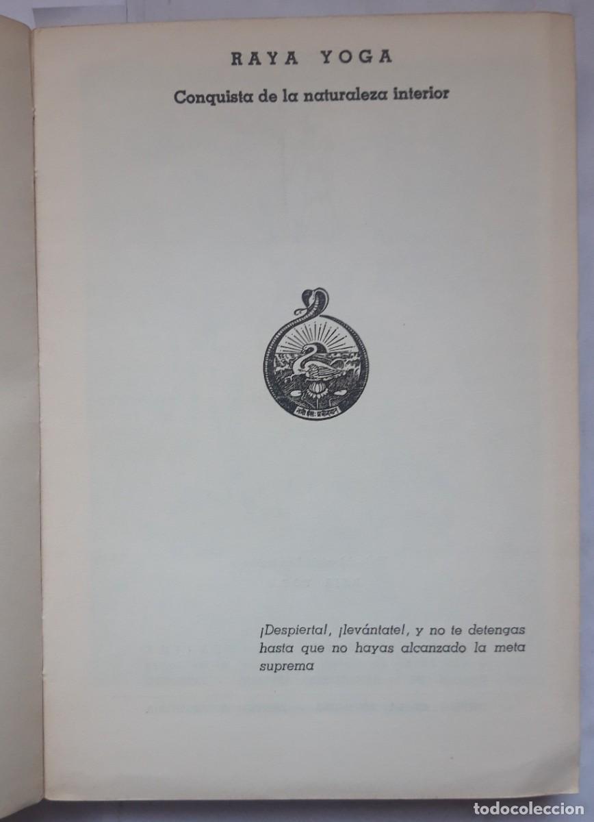 Libros de segunda mano: Raya Yoga - Vivekananda, Swami - Colecci&oacute;n Horus. - Foto 3